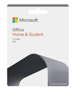 PHẦN MỀM MICROSOFT OFFICE HOME AND STUDENT 2021 ENGLISH APAC EM MEDIALESS (79G-05387)