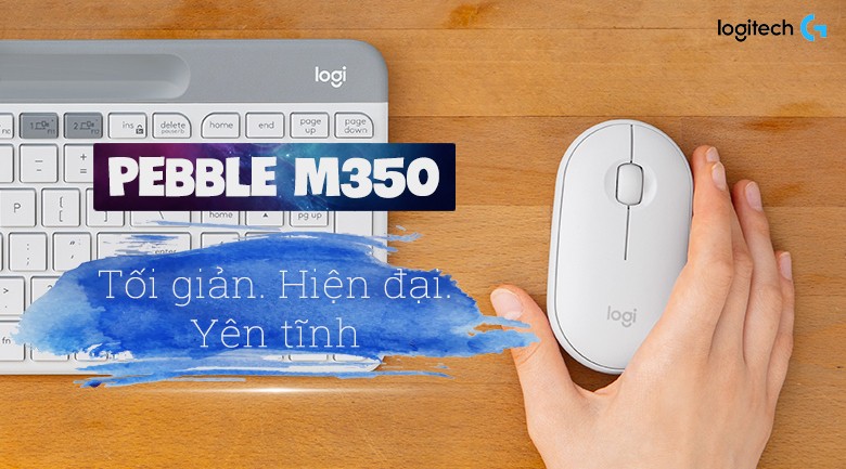 Chuột Macbook Logitech Pebble M350 