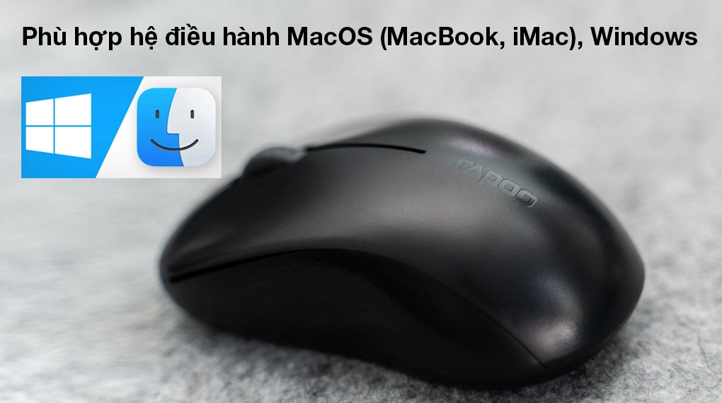 Rapoo M160 - Chuột Bluetooth cho Macbook