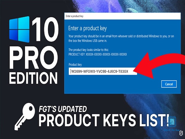 Key Win 10 Pro 2023 Bản Quyền [Mới Nhất] Hiện Nay