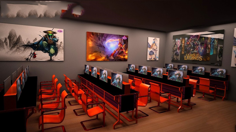 Bật mí cách trang trí phòng net thu hút các game thủ