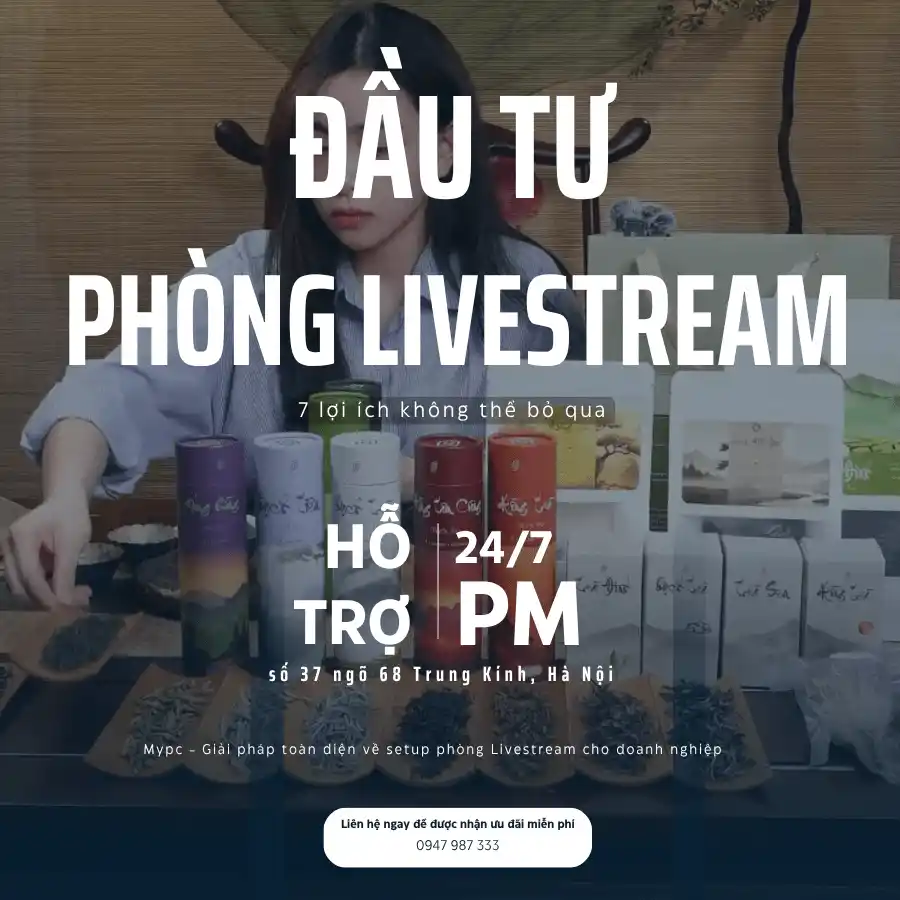7 Lợi ích khi doanh nghiệp đầu tư phòng livestream riêng: Hướng đi chiến lược để tăng trưởng bền vững