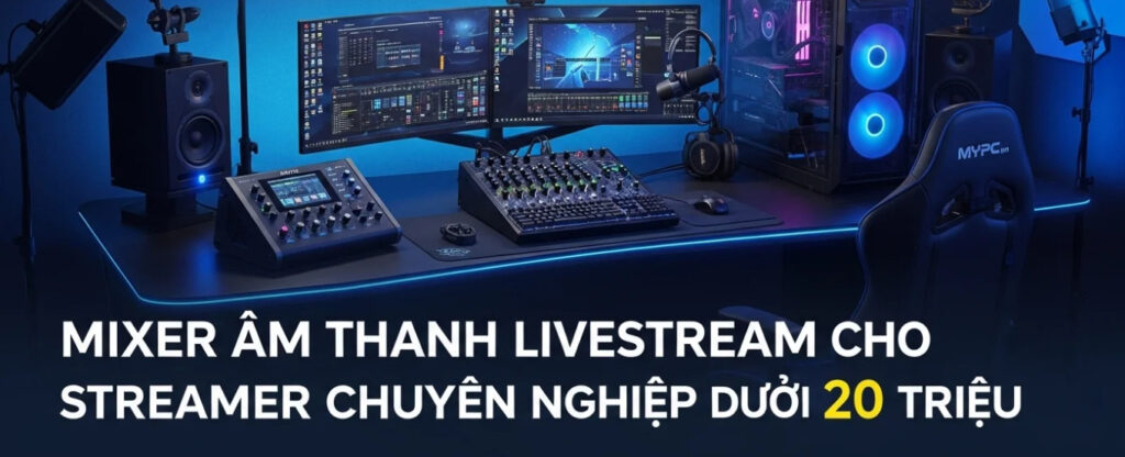 Mixer Âm Thanh Livestream Cho Streamer Chuyên Nghiệp Dưới 20 Triệu 2025