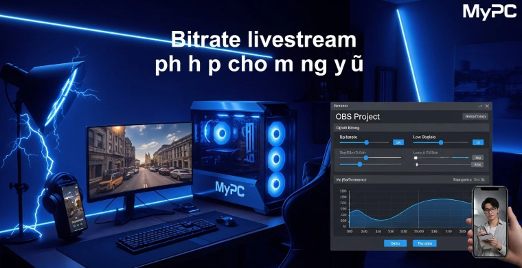 bitrate livestream phù hợp cho mạng yếu ở Hà Đông