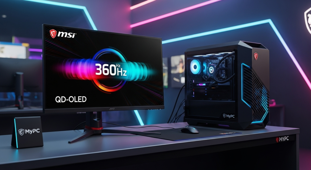 [đột Phá] MSI Công Bố Màn Hình QD-OLED Mới Tại CES 2025