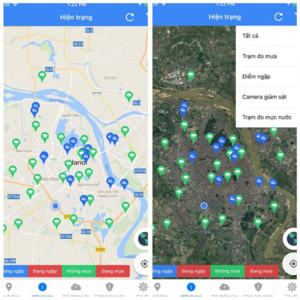 HSDC Maps – Ứng dụng cảnh báo ngập lụt thông minh tại Hà Nội