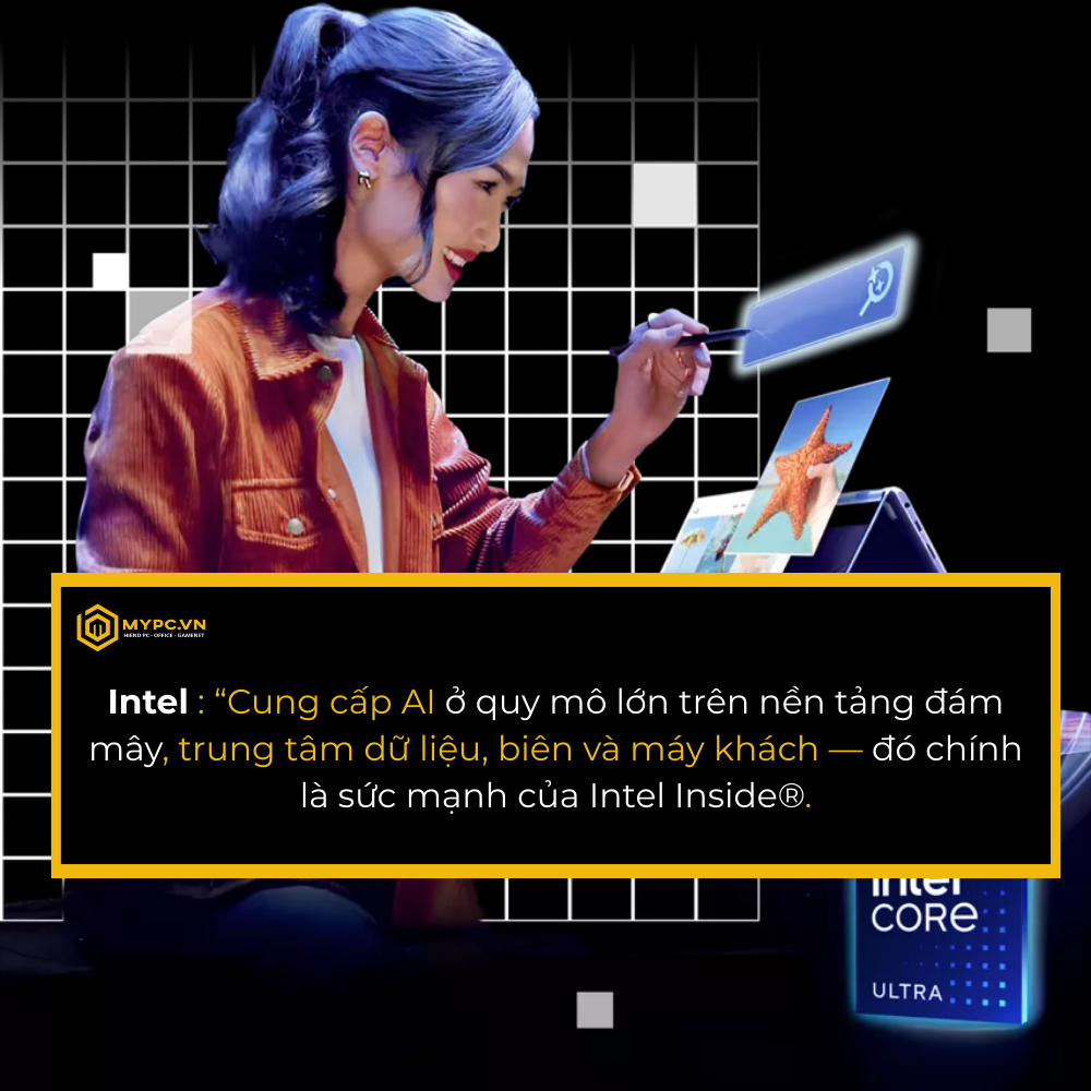 MÁY TÍNH AI INTEL – BƯỚC NGOẶT CÔNG NGHỆ, LÀM VIỆC THÔNG MINH HƠN, NĂNG SUẤT CAO HƠN