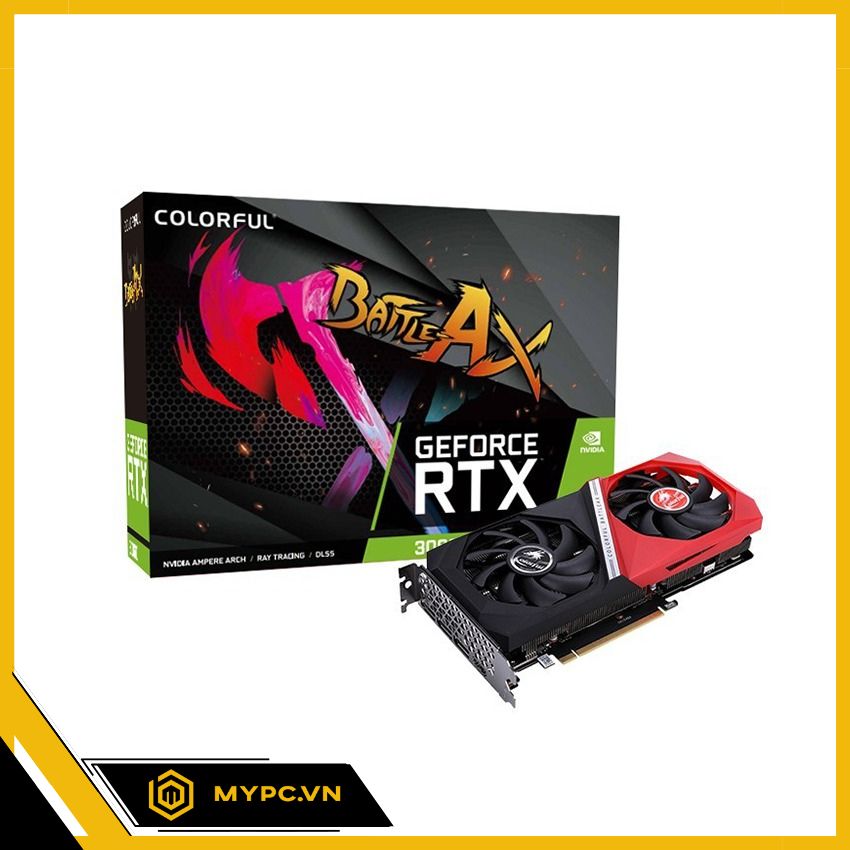 Card đồ họa RTX 3060 12GB trong bộ PC Gaming MyPC