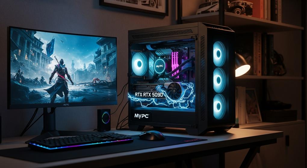 PC gaming tầm trung cho sinh viên Hà Nội chơi game RTX 5090