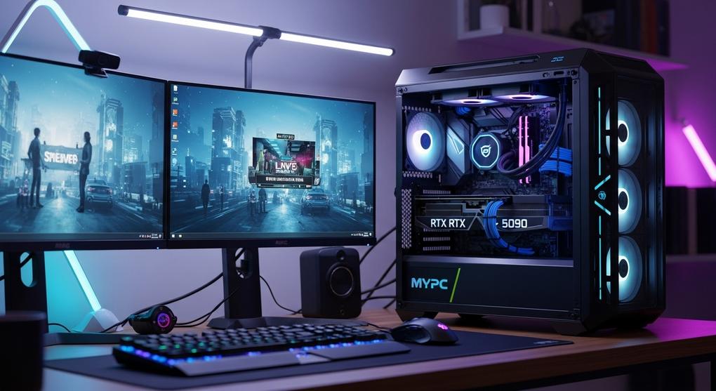 PC gaming tầm trung cho sinh viên Hà Nội chơi game RTX 5090