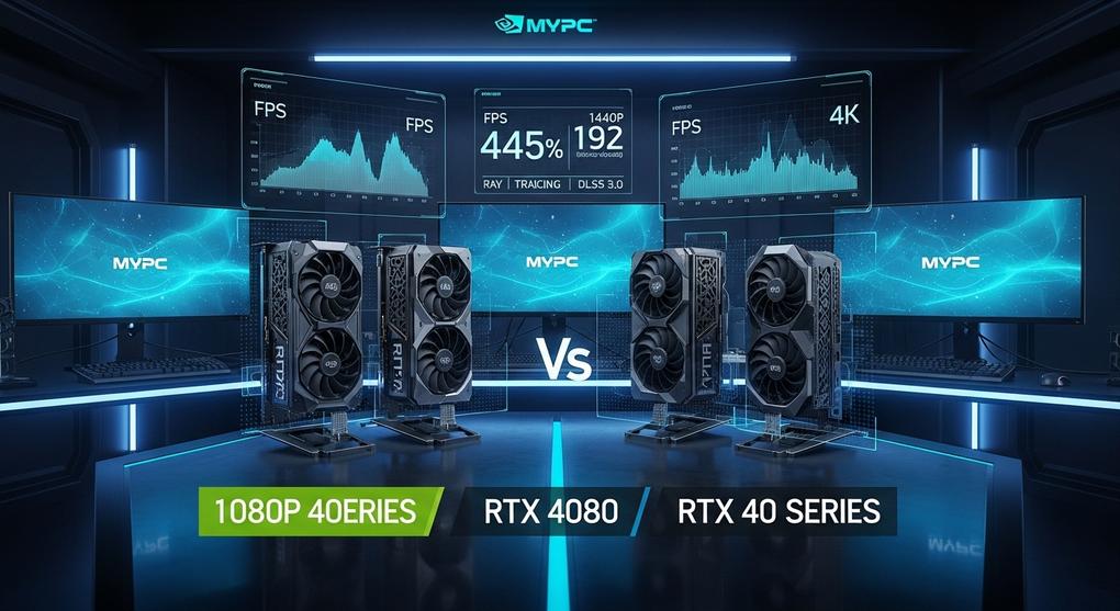 So sánh card đồ họa NVIDIA RTX 40 series cho game thủ 2025