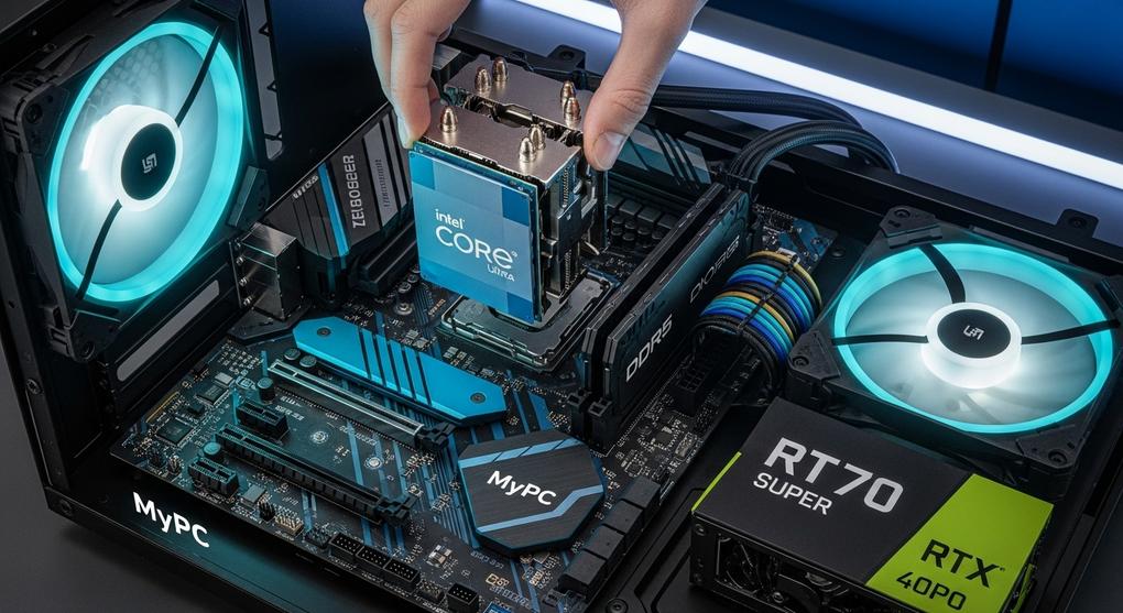 Hướng dẫn build PC đồ họa chuyên nghiệp CPU Intel Core Ultra