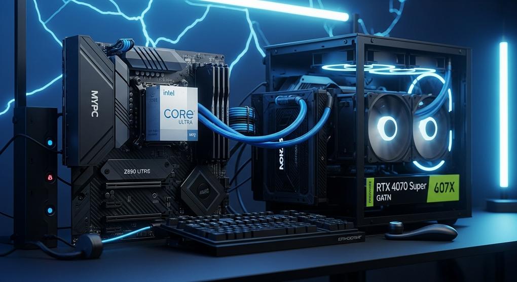 Hướng dẫn build PC đồ họa chuyên nghiệp CPU Intel Core Ultra