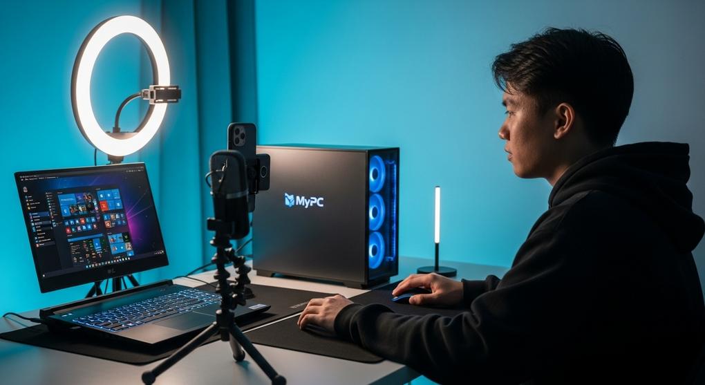 Thiết lập studio livestream TikTok Facebook Shopee cho người mới bắt đầu