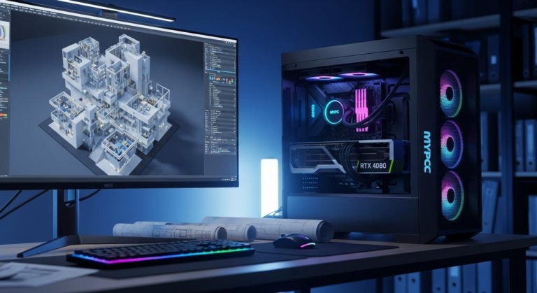 Khám Phá Cấu Hình Workstation Render V-Ray Tốt Nhất Cho Kiến Trúc Sư 2025