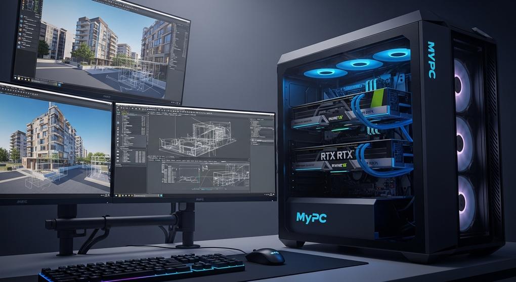 So sánh GPU NVIDIA RTX 5080 và RTX 4090 cho đồ họa 3D kiến trúc