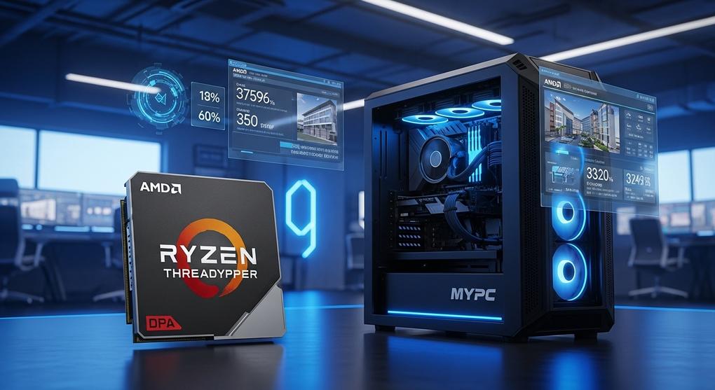 so sánh workstation kiến trúc dùng CPU AMD Ryzen Threadripper