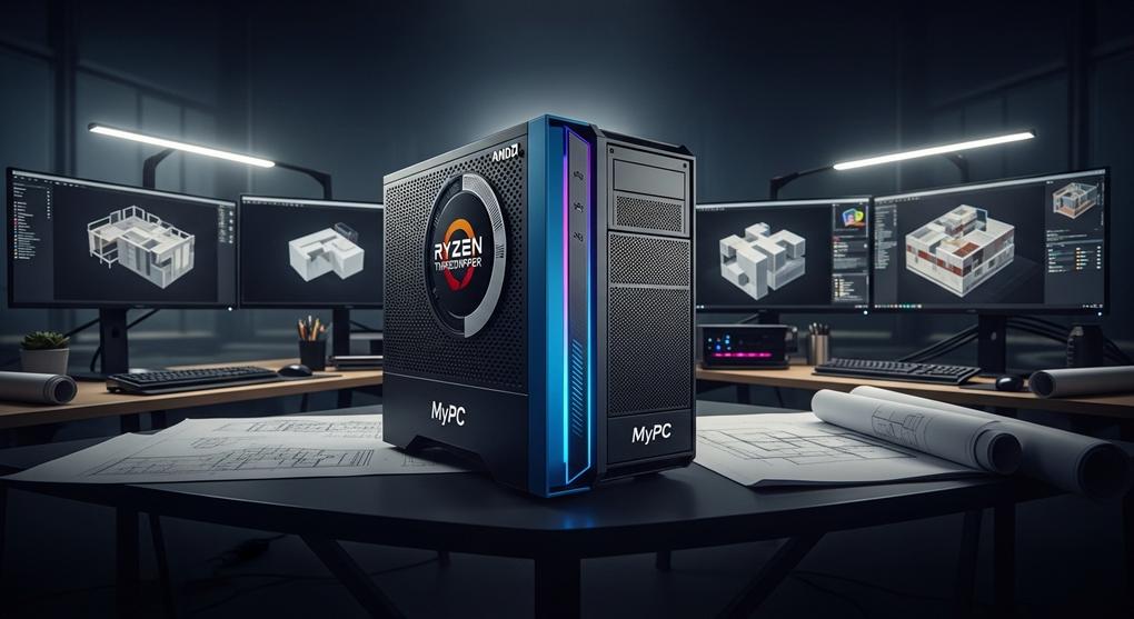 so sánh workstation kiến trúc dùng CPU AMD Ryzen Threadripper