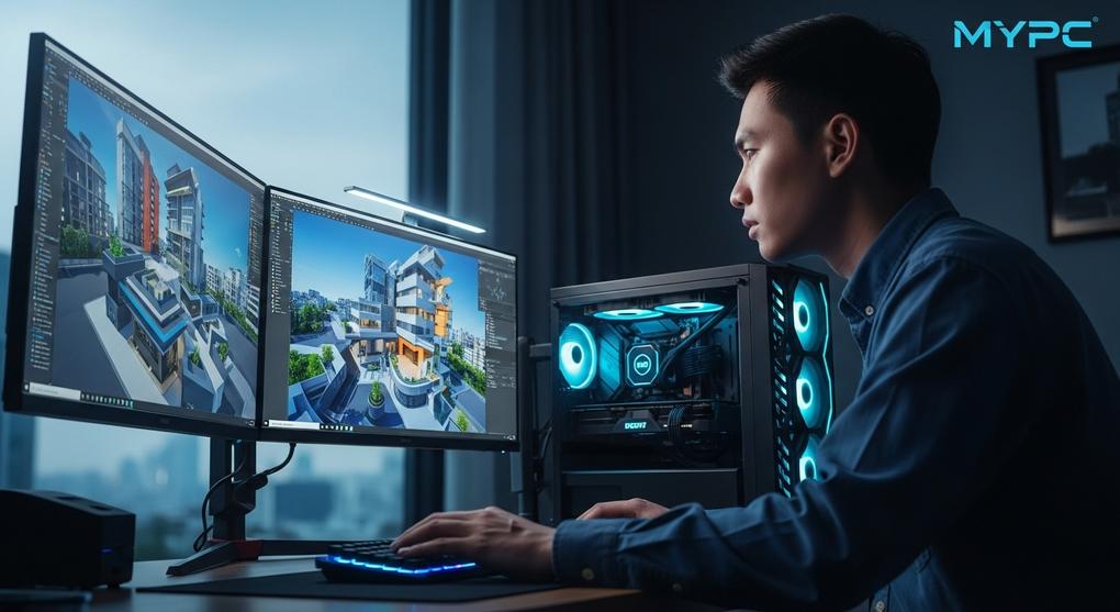 mua PC workstation đồ họa cho kiến trúc sư mới ra trường ở Hà Nội