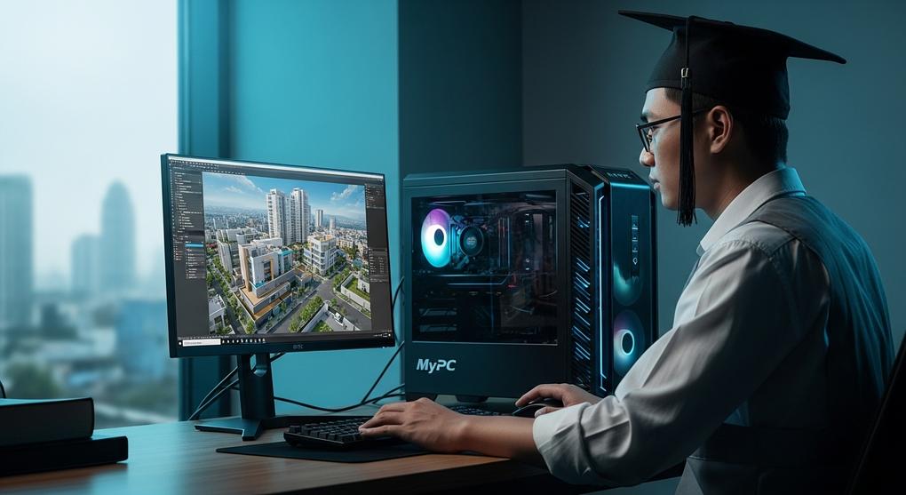 mua PC workstation đồ họa cho kiến trúc sư mới ra trường ở Hà Nội