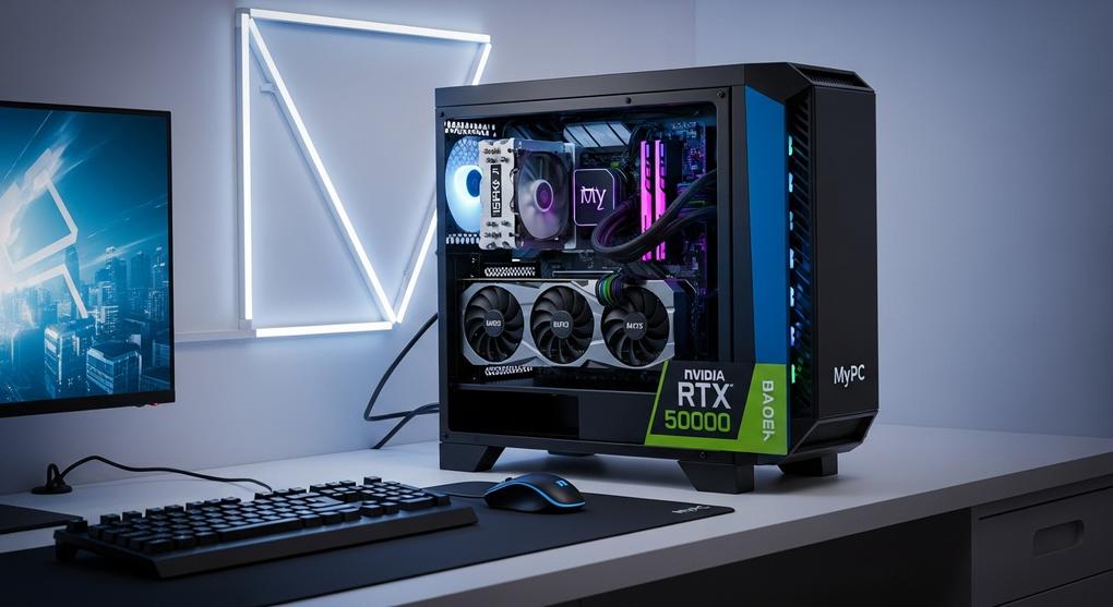 PC gaming RTX 5000 series mới nhất giá rẻ Hà Nội cho sinh viên