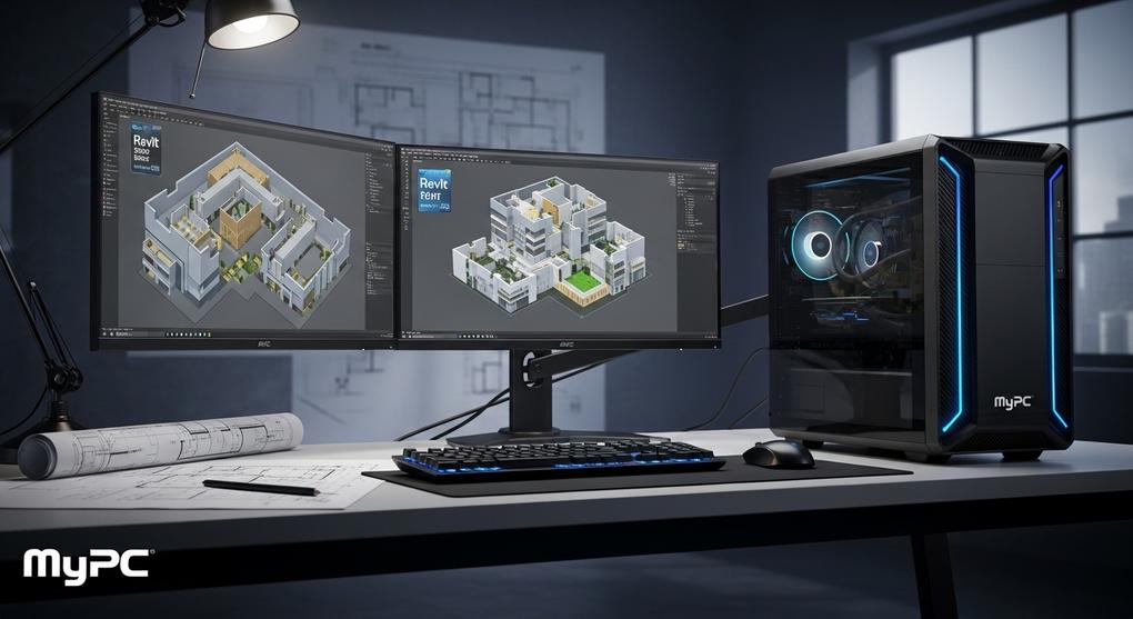 Workstation Intel Panther Lake chuyên dụng cho kiến trúc sư dựng Revit 2025