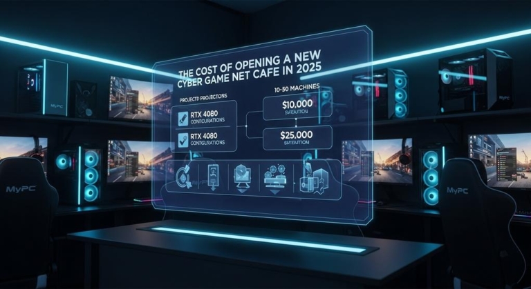 Chi Phí Mở Phòng Net Cyber Game Mới Nhất 2025: Bật Mí Chi Tiết!