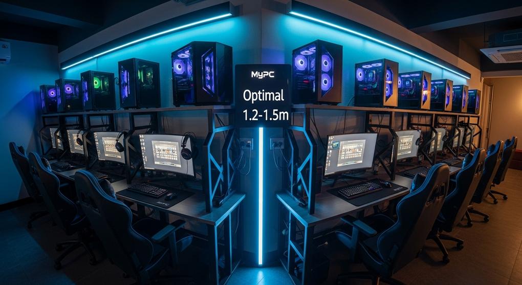 Setup phòng game mini 10 máy cấu hình tối ưu