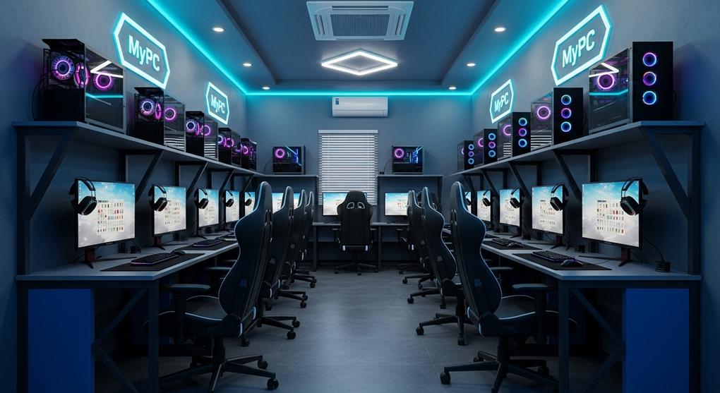 Setup phòng game mini 10 máy cấu hình tối ưu