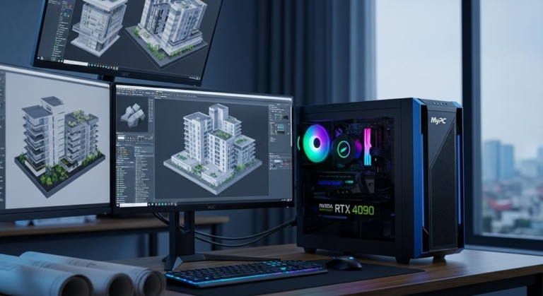 Workstation Cho Kiến Trúc Sư Dùng Core I9 Và RTX 4090 Hà Nội | Cao Cấp 2025
