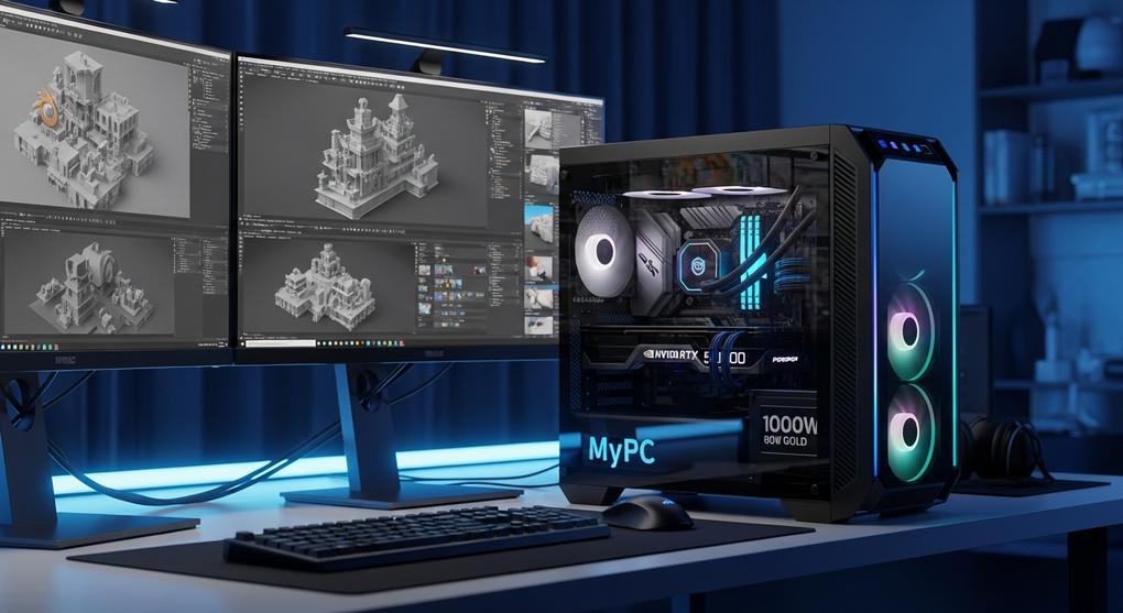PC đồ họa render 3D cho dân chuyên nghiệp 2025