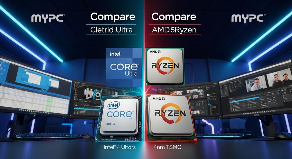 So sánh CPU Intel Core Ultra và AMD Ryzen cho dân văn phòng 2025