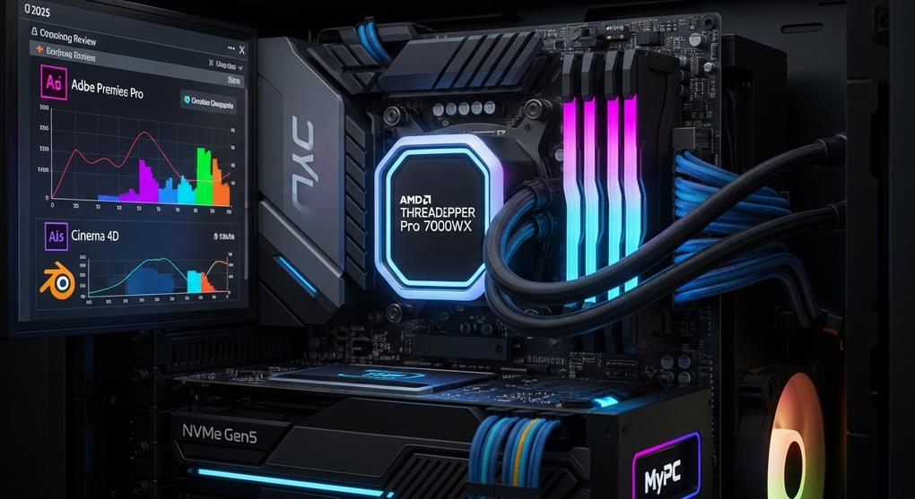 Đánh giá hiệu năng CPU AMD Threadripper Pro cho dân đồ họa 2025