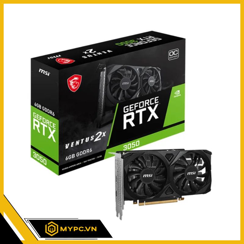 Card đồ họa RTX 3050 trong bộ PC Gaming MyPC
