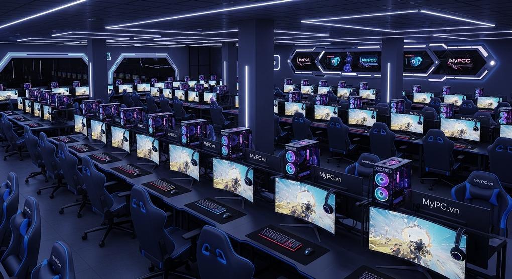 chi phí mở phòng net cyber game 2025 cấu hình cao