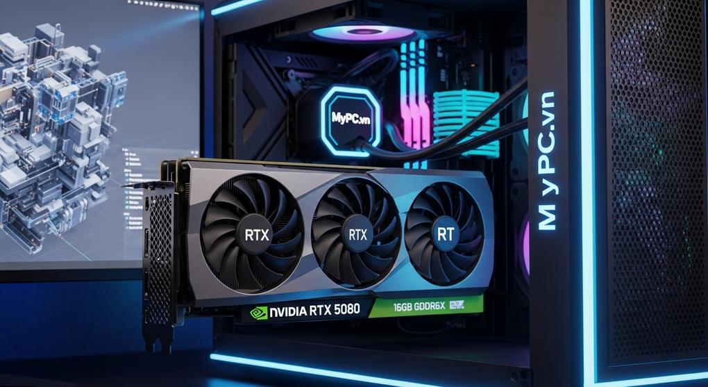 Đánh giá card đồ họa RTX 5080 cho thiết kế 3D
