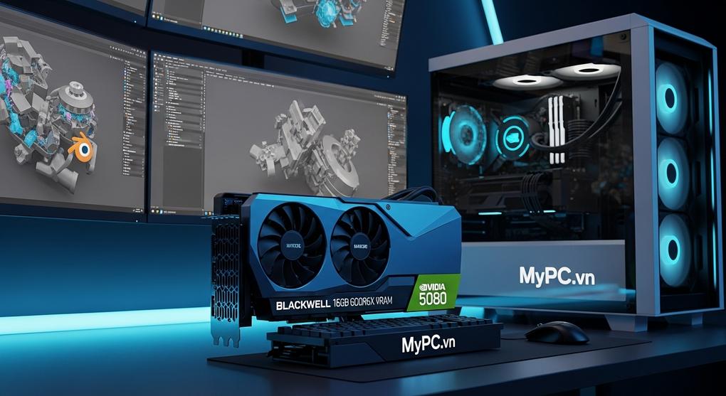 Đánh giá card đồ họa RTX 5080 cho thiết kế 3D