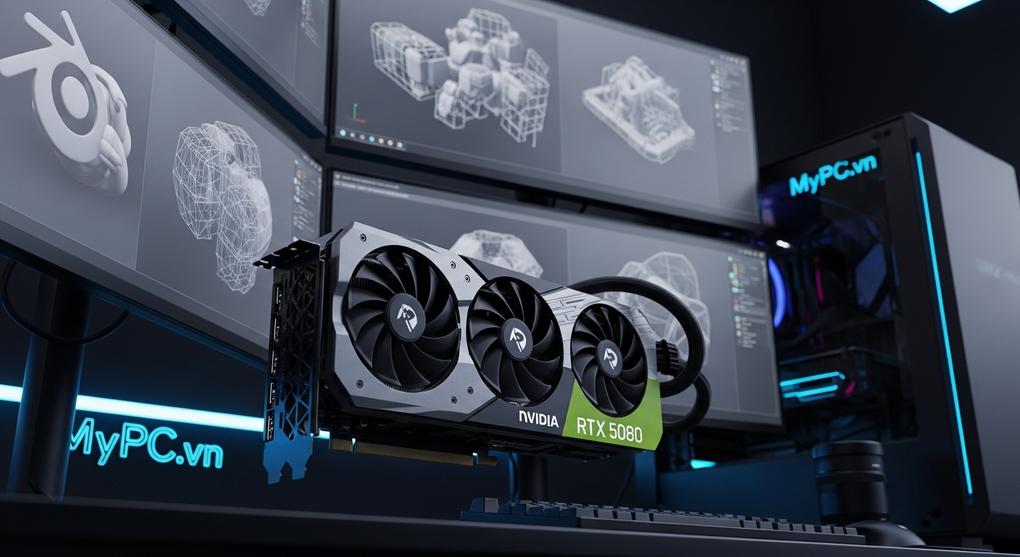 Đánh giá card đồ họa RTX 5080 cho thiết kế 3D