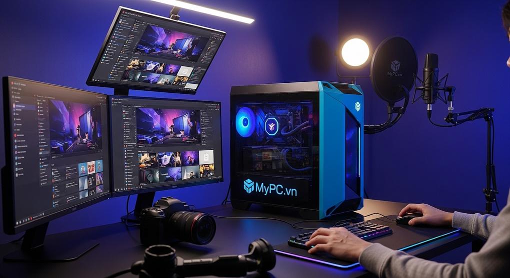 Setup livestream studio đa nền tảng TikTok Facebook Shopee