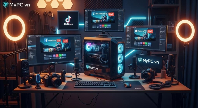 Setup Livestream Studio Đa Nền Tảng Tiktok Facebook Shopee Mới Nhất 2025