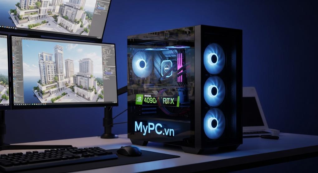 workstation render 3D cho kiến trúc sư 2025