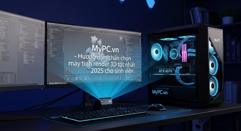 Hướng Dẫn Chọn Máy Tính Render 3D Tốt Nhất 2025 Cho Sinh Viên
