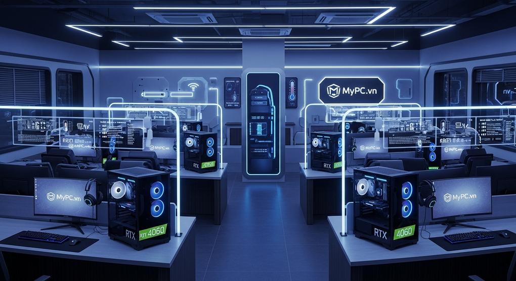 Giải pháp phòng net tiết kiệm điện 2025