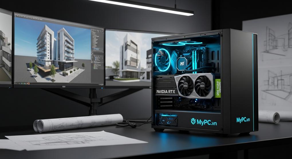 Workstation cho kiến trúc sư cần card đồ họa RTX 50 series