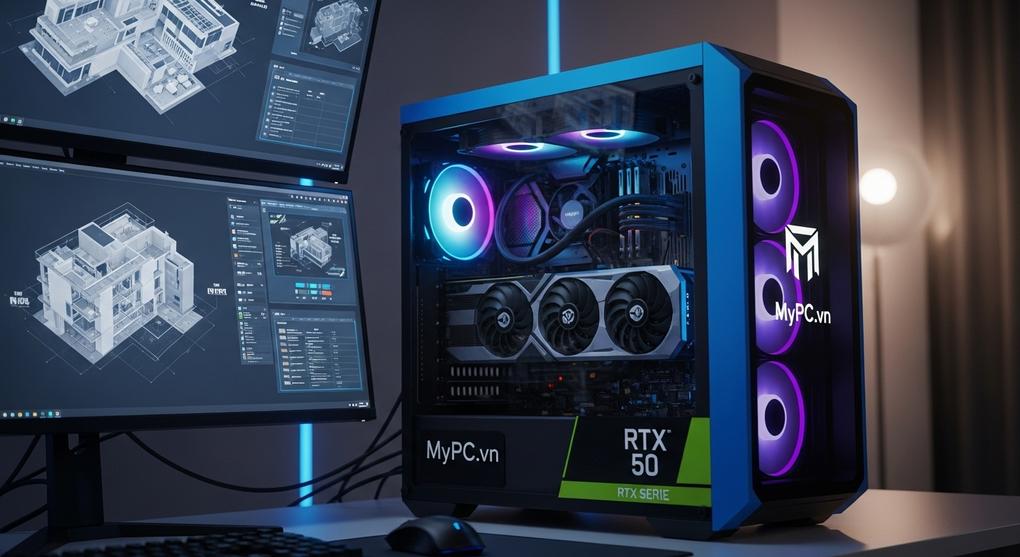Workstation cho kiến trúc sư cần card đồ họa RTX 50 series