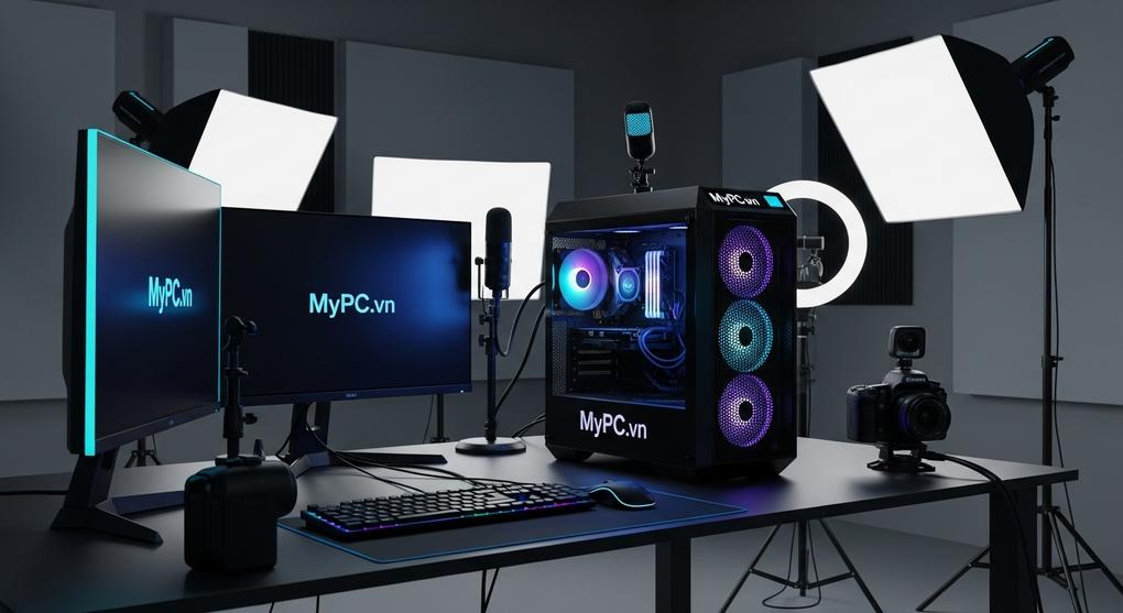 Setup livestream studio đa nền tảng TikTok Facebook Shopee
