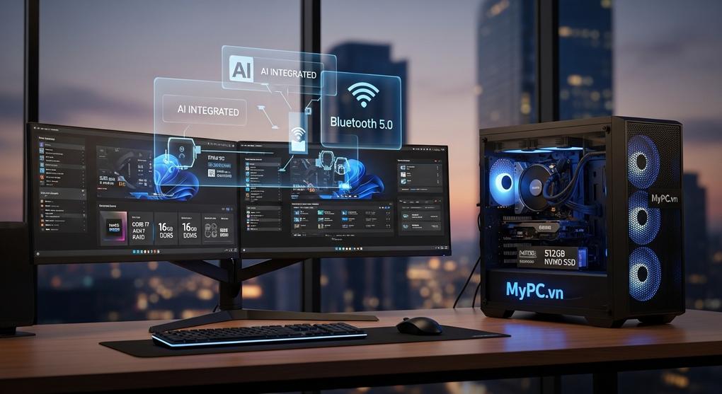 Hướng dẫn chọn máy tính làm việc hiệu quả cho dân văn phòng 2025