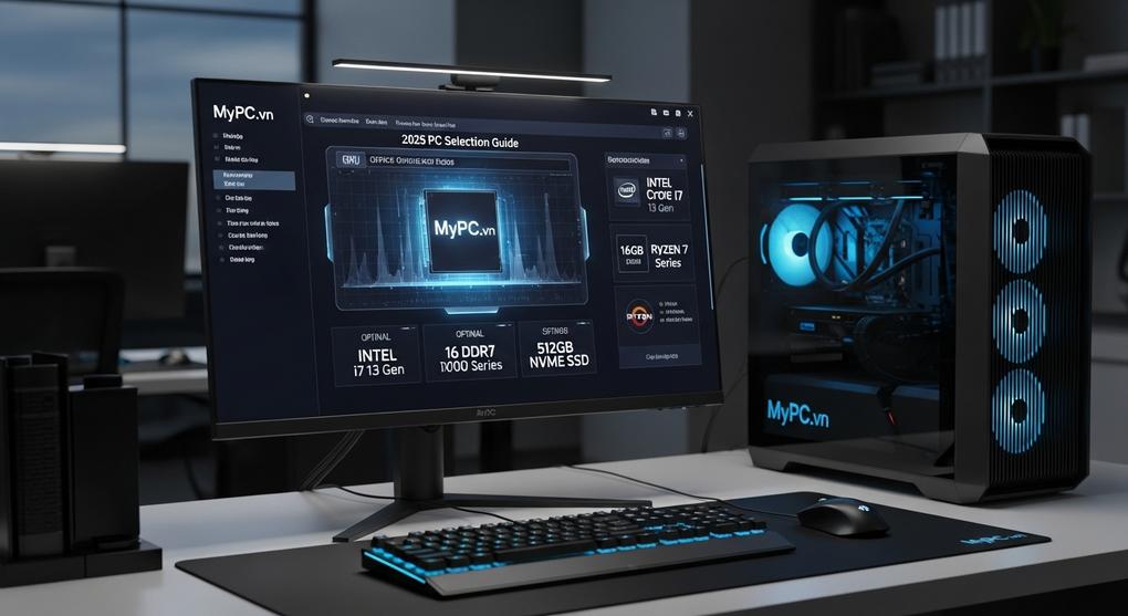 Hướng dẫn chọn máy tính làm việc hiệu quả cho dân văn phòng 2025