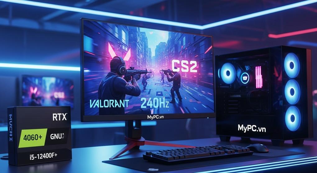 Đánh giá màn hình gaming tần số quét 240Hz cho cyber game