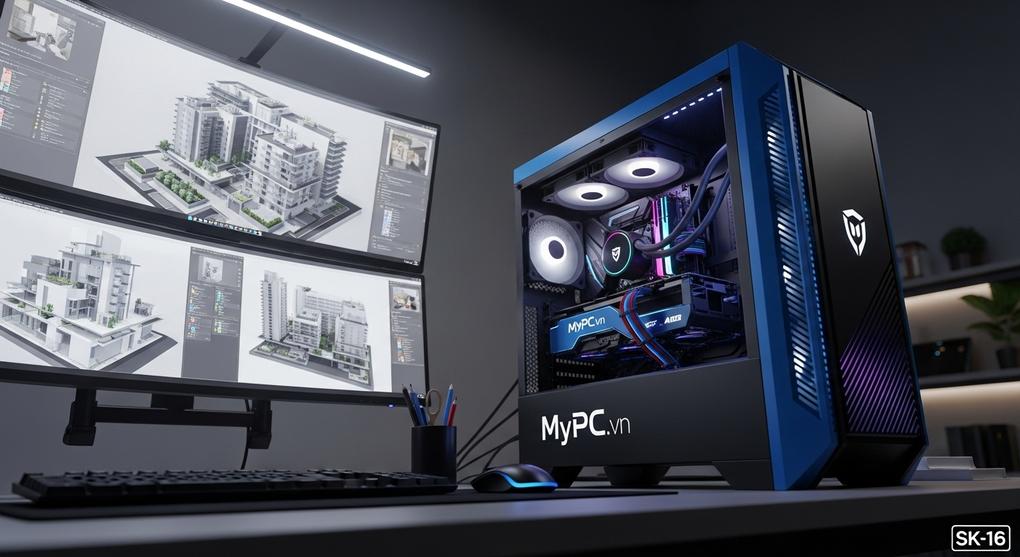Workstation cho kiến trúc sư render 3D nhanh nhất 2025